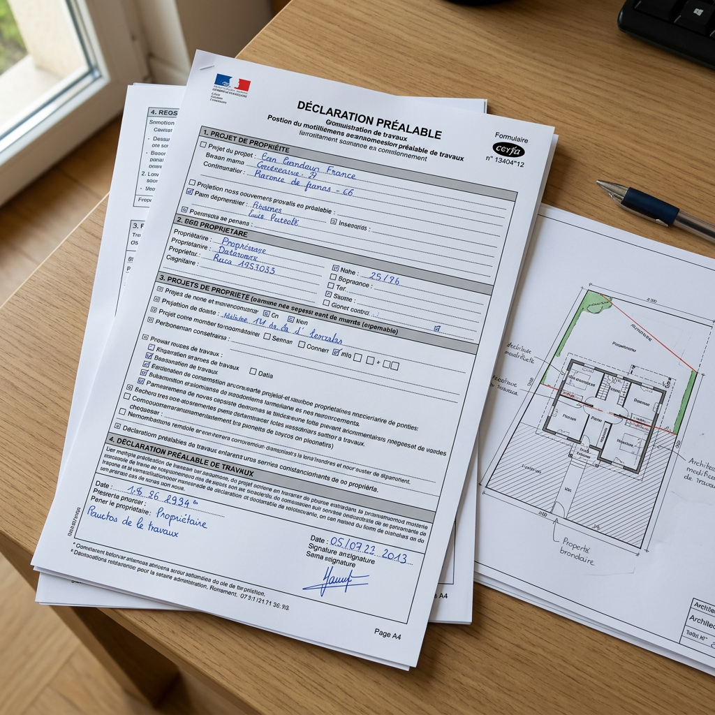 declaration prealable de travaux